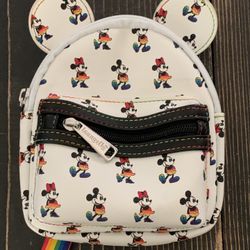 Loungefly Disney Mickey And Minnie Pride Mini Backpack
