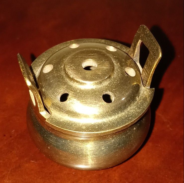 Vintage Brass Incense Burner Hanging Mini Kettle Pot