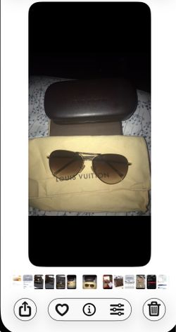Unisex vintage LV authentic aviator shades
