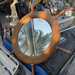 19 Inch Diameter Wall Helm Mirror