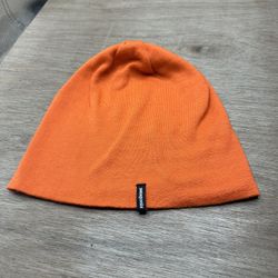 Patagonia Beanie Hat Cap Adult One Size Orange Outdoors Hiking Winter Mens