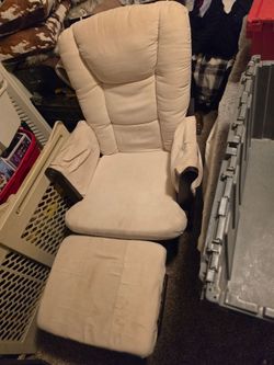 Glider Rocker with Ottoman