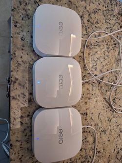 eero Pro 6E WiFi Mesh Network Nodes