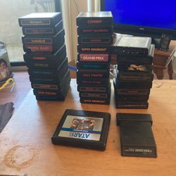 Atari Video Games. 32 Games Altogether $5 Each Or $100 For All