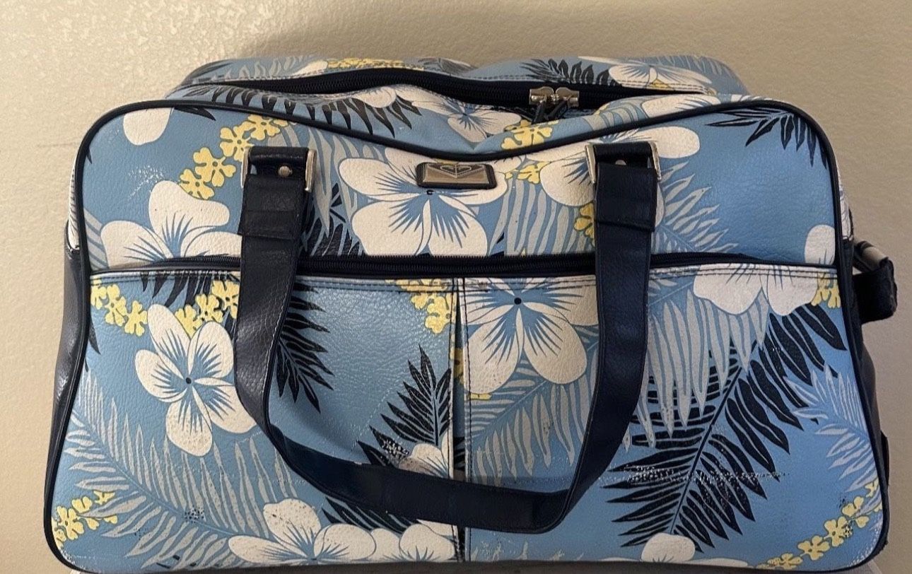 Roxy Leather Rolling Duffle Bag