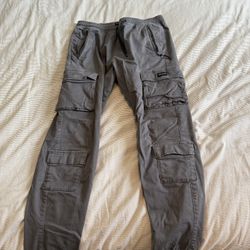Hollister Cargo Joggers Medium Gray