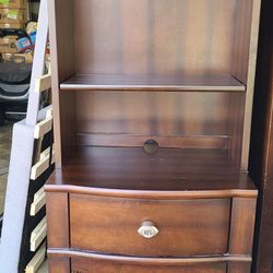 NFL 3 Drawer Night Stand With Bookshelves