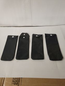 Black storage bags
