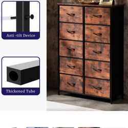 10 Drawer Large Storage Dresser Brand New In Box