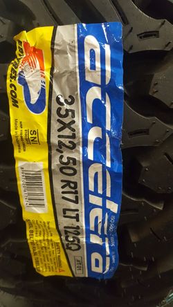 BRAND NEW MUD TIRE TIRES 35 1250 17 $199 EACH $796 SET OF 4
