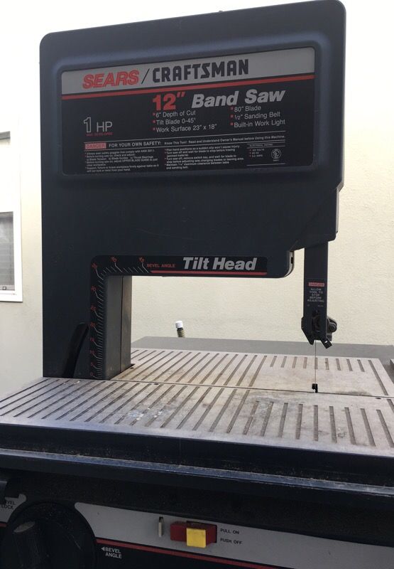 Sears Craftsman 12 inch Band Saw 1 HP with Stand