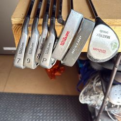 Wilson Golf Irons & 2Putters & Driver