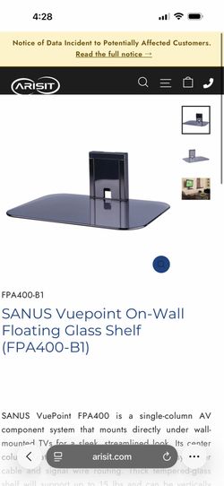 Glass shelf