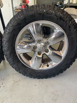 Dodge Ram rims and tire