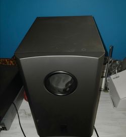 Onkyo SKW-240 Powered Subwoofer Home Theater Bass Audio Speaker 75W Tested