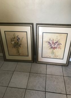 Two pictures 22” by 28”