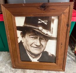 John Wayne Framed Picture