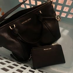 Authentic Micheal Kors bag and wallet