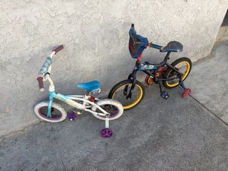 2  kids bikes