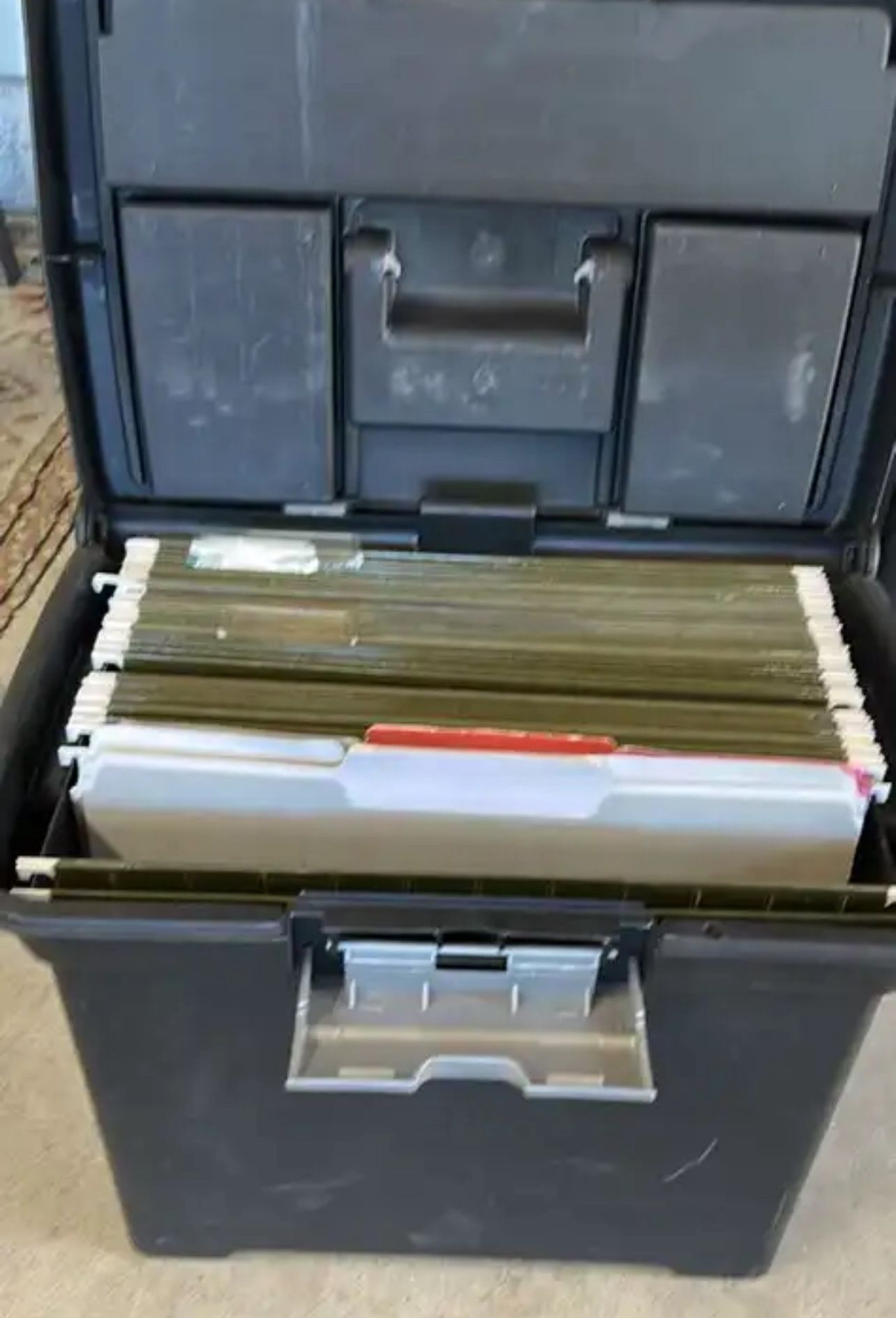 File cabinet & files