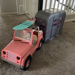 Our Generation Doll Jeep And Camper