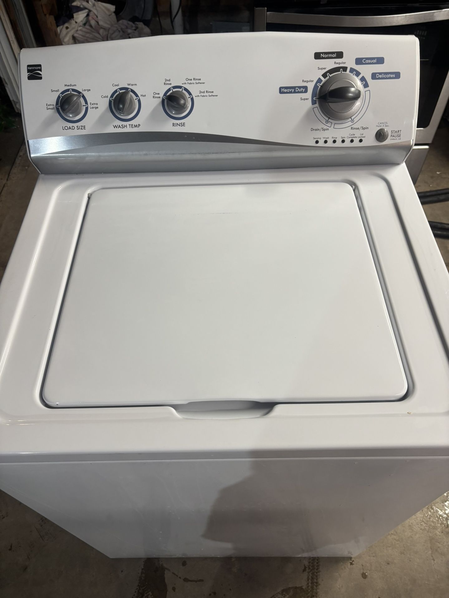 A newer Kenmore top loader wash with agitator will deliver and install