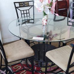 Glass Table Set 