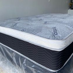 Cal King Euro Bamboo Orthopedic Pillow Top!