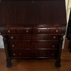Gorgeous Antique Wood Desk / Dresser 