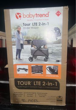 Baby trend Tour LTE 2 In 1 Stroller Wagon New