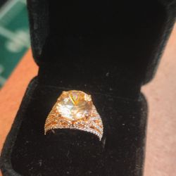 VANNA K 925 CZ PINKY RING