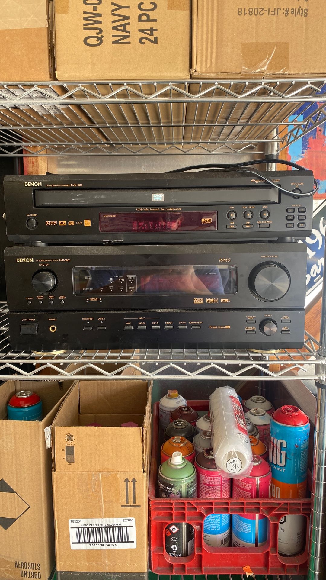 Denon home theater System Receiver & 5 Disc Changer