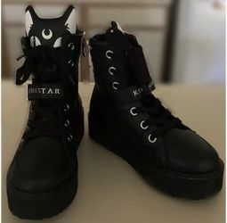 Keiko kitty top high tops