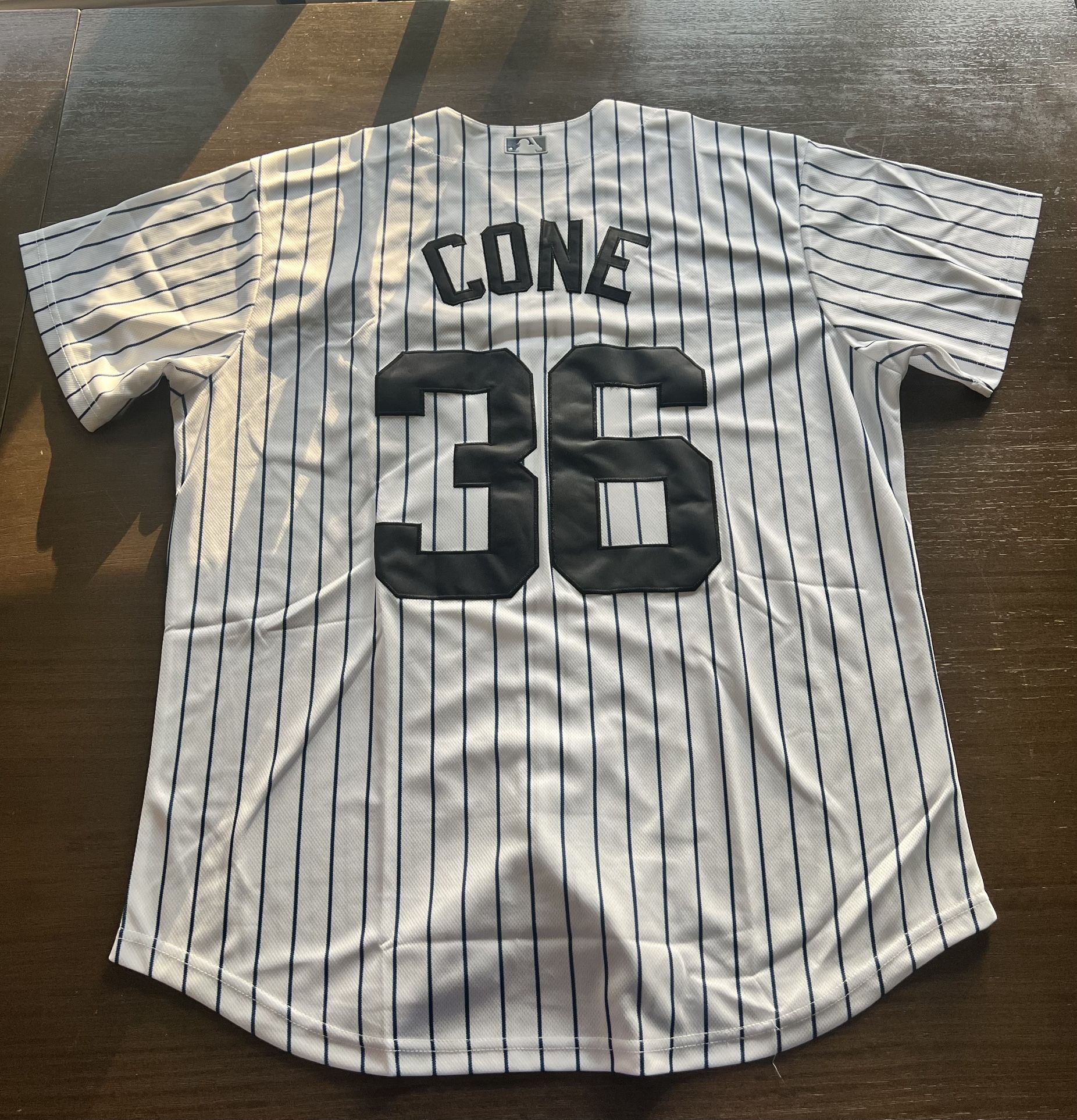 David Cone New York Yankees Baseball New Adult Large Fast Ship MLB Jersey L HOF
