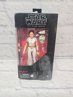 STAR WARS THE RISE OF SKYWALKER THE BLACK SERIES 6-INCH REY & D-O  FIGURE #91