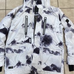 GS Brand Waterproof Snow Jacket Size Large 