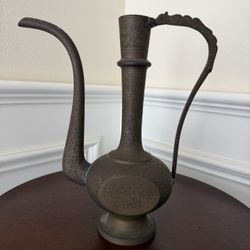 Antique Vintage Brass Aftaba 