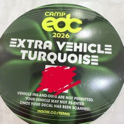 2026 EDC extra Vehicle Parking For camp 