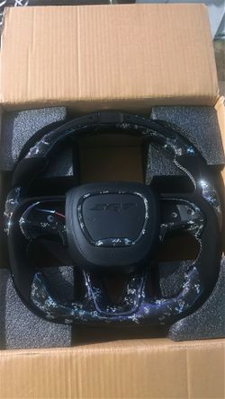 Custom srt steering wheel
