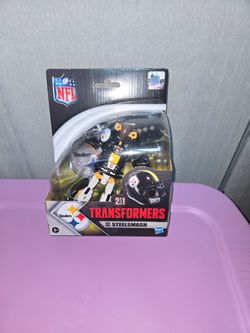 Transformers Toys NFL Pittsburgh Steelers Steelsmash 5.5" Action Figure