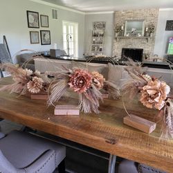 Boho Floral Centerpieces (set Of 6)