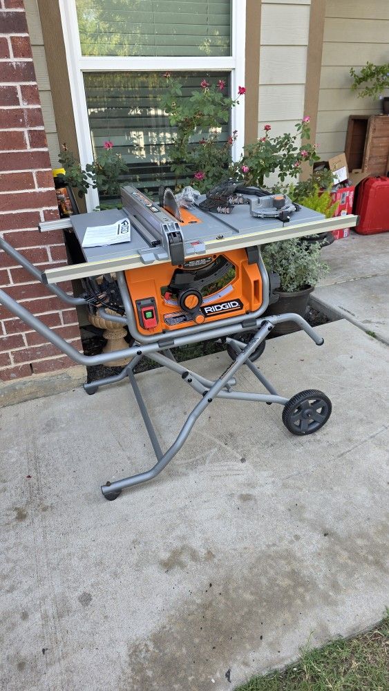 Customer Reviews for RIDGID 15 Amp 10 in. Portable Corded Pro Jobsite Table Saw with Stand