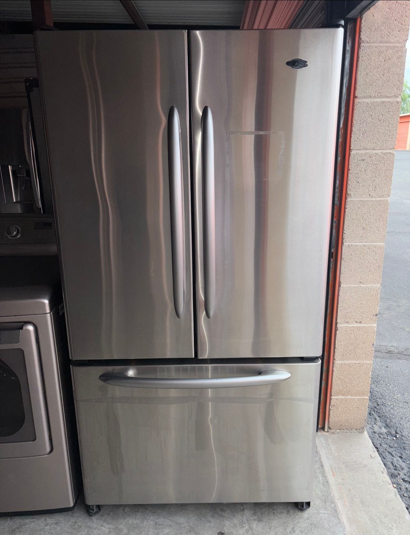 Maytag Stainless Steel Refrigerator And Freezer