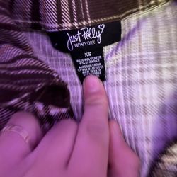 Brown button up shirt