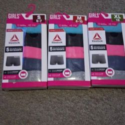 Girls Seamless Boyshort Briefs S,m,xl
