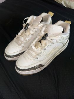 Jordan Spizike Low White/Metallic Gold