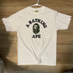 White Bathing Ape Tshirt