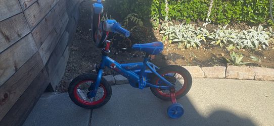 Toddler bike with training wheels