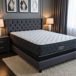 New Queen Mattress And Box Spring 2pc BED FRAME IS NOT INCLUDED 