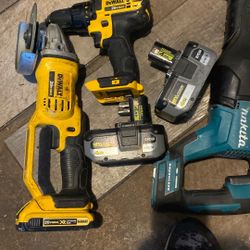 Cordless power tools and batteries